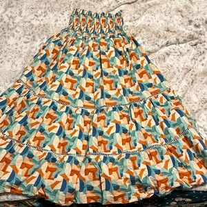 Victoria Dunn Marigold maxi skirt